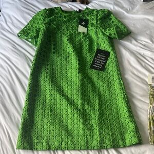 Tuckernuck Green Lace Janelle Dress